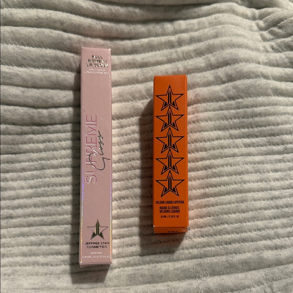 Jeffree Star Gloss and Lipstick Duo in Pink and Orange
